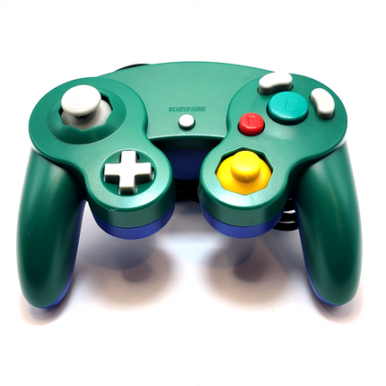 GameCube / Wii Wired Controller Green & Blue - TeknoGame®