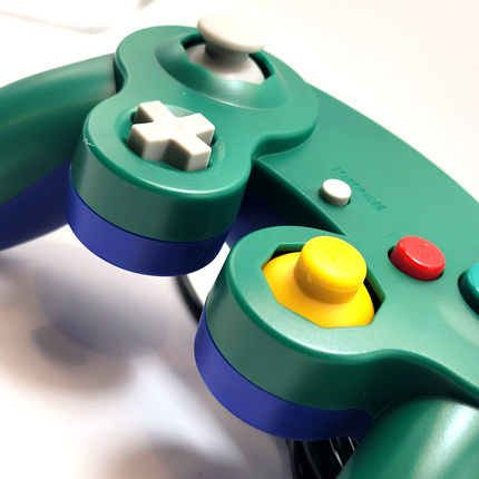 GameCube / Wii Wired Controller Green & Blue - TeknoGame®