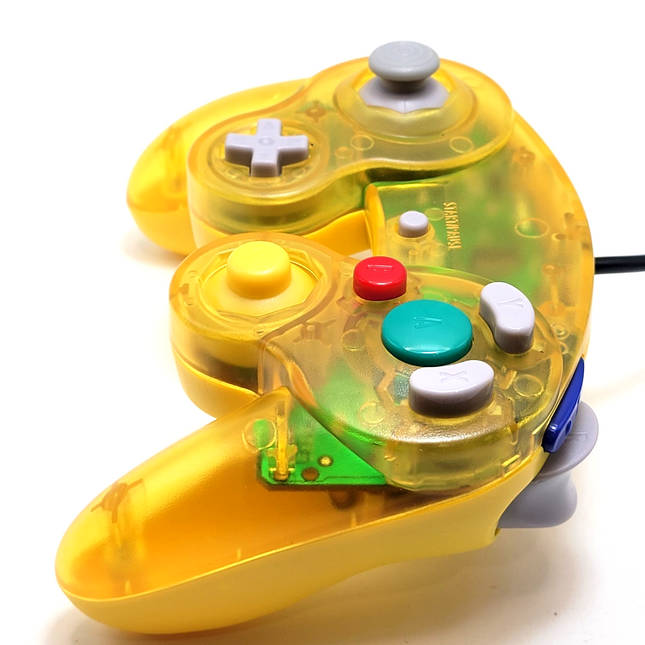 GameCube / Wii Wired Controller Yellow & Clear Yellow - TeknoGame®