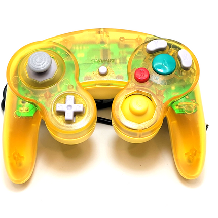 GameCube / Wii Wired Controller Yellow & Clear Yellow - TeknoGame®