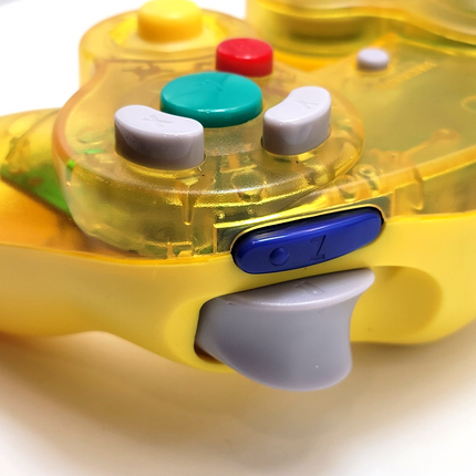 GameCube / Wii Wired Controller Yellow & Clear Yellow - TeknoGame®