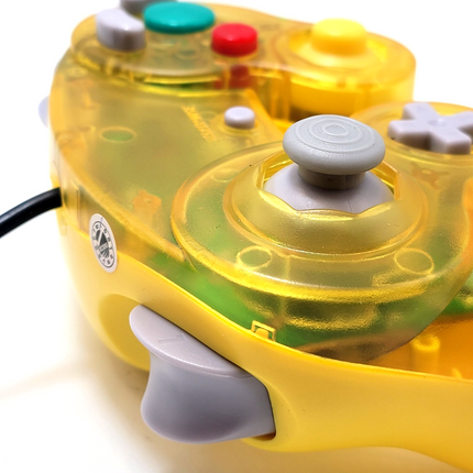 GameCube / Wii Wired Controller Yellow & Clear Yellow - TeknoGame®