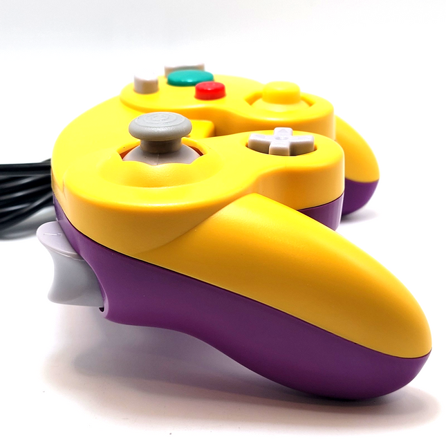 GameCube / Wii Wired Controller Yellow & Purple - TeknoGame®