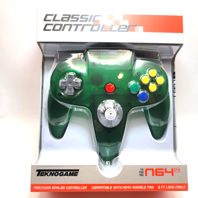 Nintendo 64 Wired Controller Jungle Green - TeknoGame®
