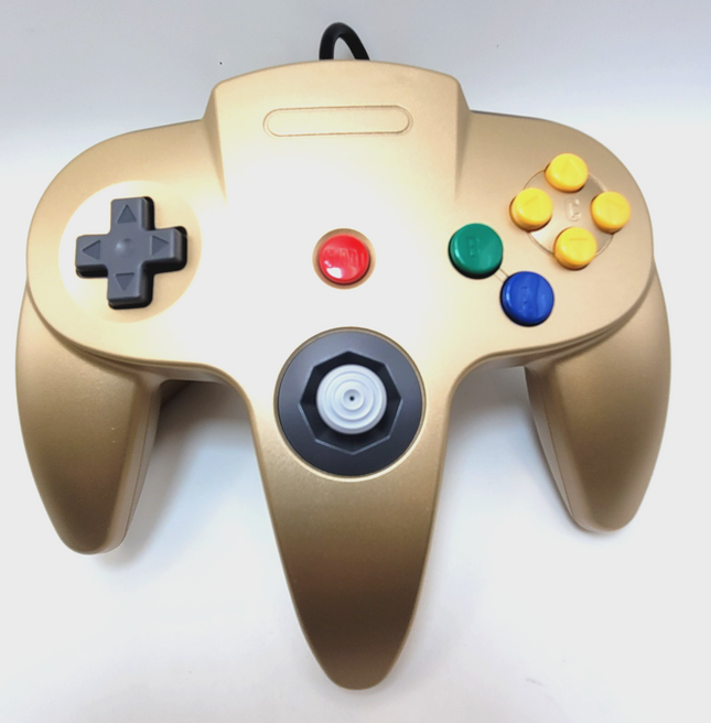Nintendo 64 Wired Controller Gold - TeknoGame®