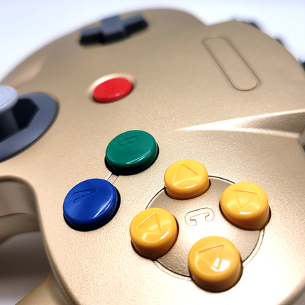 Nintendo 64 Wired Controller Gold - TeknoGame®
