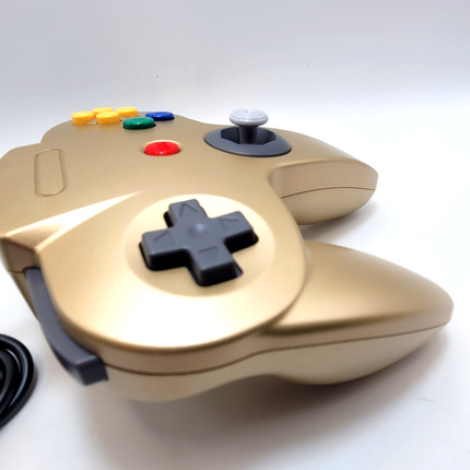 Nintendo 64 Wired Controller Gold - TeknoGame®