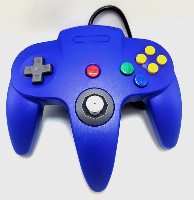 Nintendo 64 Wired Controller Blue - TeknoGame®