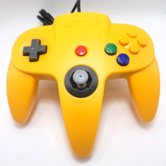 Nintendo 64 Wired Controller Yellow - TeknoGame®