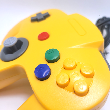 Nintendo 64 Wired Controller Yellow - TeknoGame®