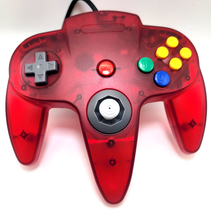 Nintendo 64 Wired Controller Watermelon Red - TeknoGame®
