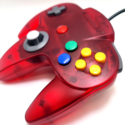 Nintendo 64 Wired Controller Watermelon Red - TeknoGame®