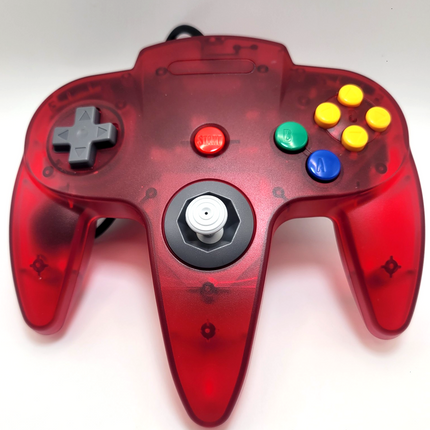 Nintendo 64 Wired Controller Watermelon Red - TeknoGame®