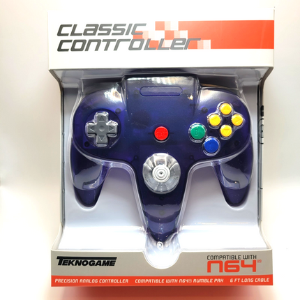 Nintendo 64 Wired Controller Grape Purple - TeknoGame®
