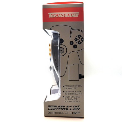Nintendo 64 Wireless Controller Gray - TeknoGame®