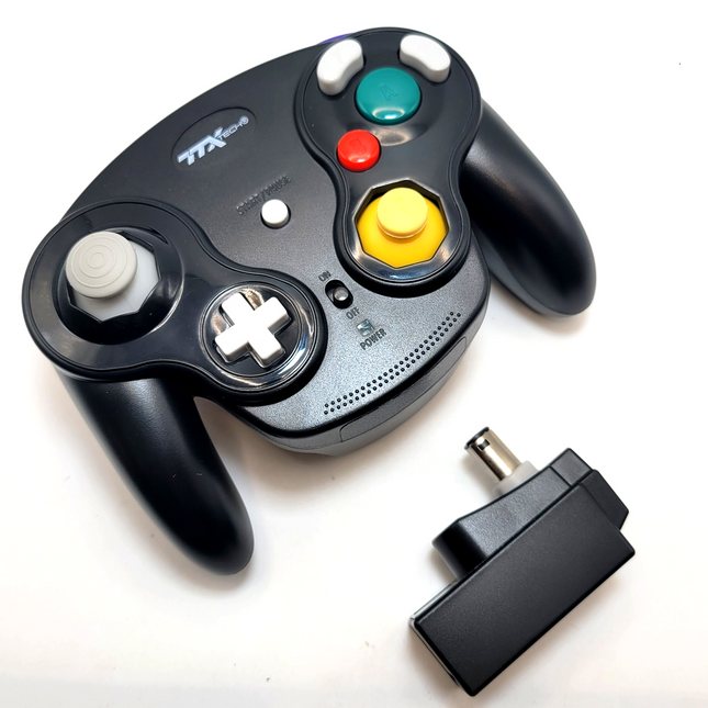 GameCube / Wii Wireless WaveDash Controller Black - TTX Tech