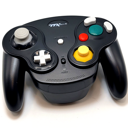 GameCube / Wii Wireless WaveDash Controller Black - TTX Tech