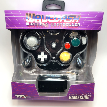 GameCube / Wii Wireless WaveDash Controller Black - TTX Tech