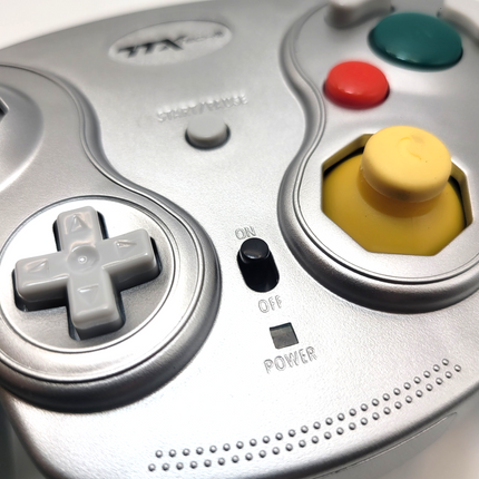 GameCube / Wii Wireless WaveDash Controller Silver - TTX Tech