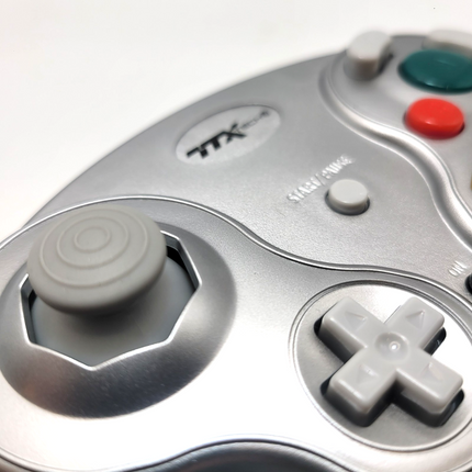 GameCube / Wii Wireless WaveDash Controller Silver - TTX Tech