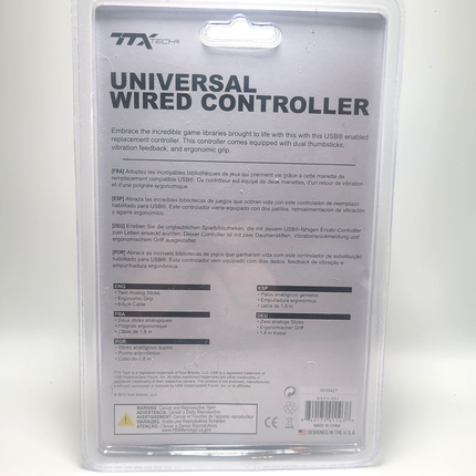 PlayStation 3 Wired Controller for PS3 / PC / USB by TTX Tech - Digicamo Blue