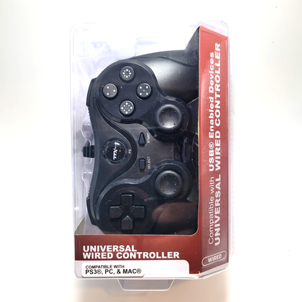 PlayStation 3 Wired Controller Black – TTX Tech