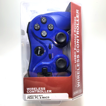 PlayStation 3 / PC 2.4GHz Wireless Controller Solid Blue – TTX Tech®