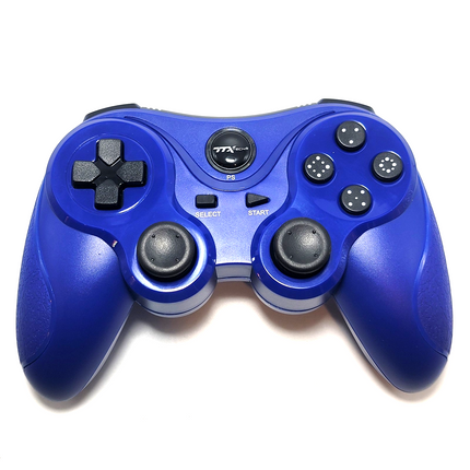 PlayStation 3 / PC 2.4GHz Wireless Controller Solid Blue – TTX Tech®
