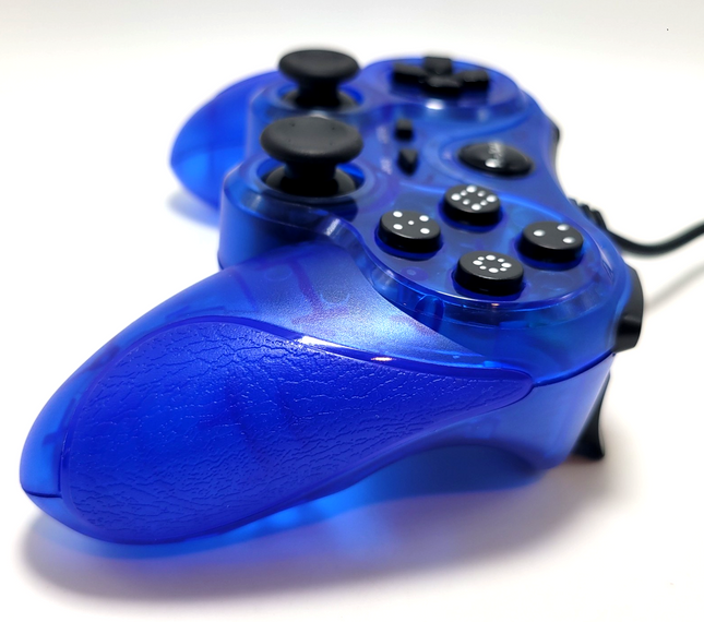 PlayStation 3 / PC Wired USB Controller Clear Blue - TTX Tech