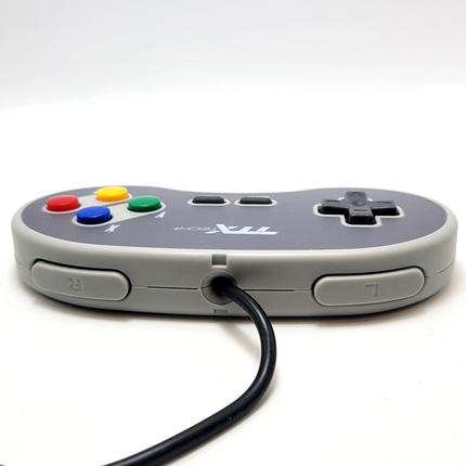 Super Nintendo Wired Controller with Colored Buttons - TTX Tech