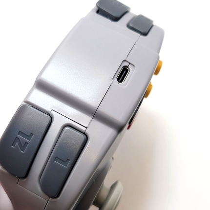 Tribute64 2.4GHz Wireless Controller for N64, Switch, and USB - Classic Gray