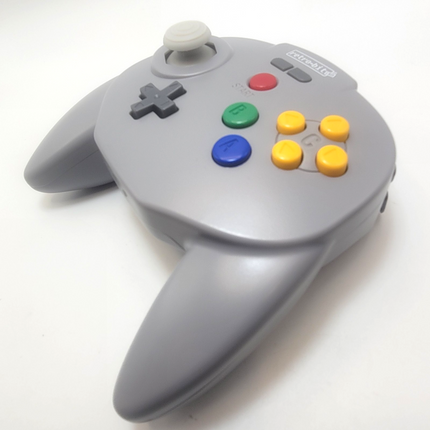 Tribute64 2.4GHz Wireless Controller for N64, Switch, and USB - Classic Gray