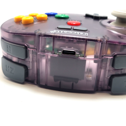 Tribute64 2.4GHz Wireless Controller for N64, Switch, and USB - Atomic Purple