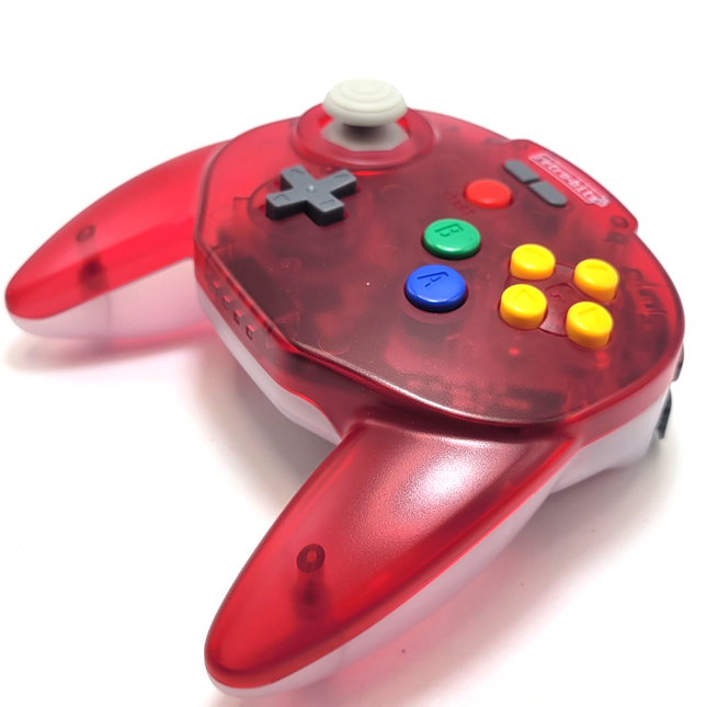 Tribute64 2.4GHz Wireless Controller for N64, Switch, and USB - Watermelon Red