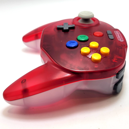 Tribute64 2.4GHz Wireless Controller for N64, Switch, and USB - Watermelon Red