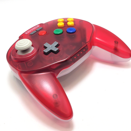Tribute64 2.4GHz Wireless Controller for N64, Switch, and USB - Watermelon Red
