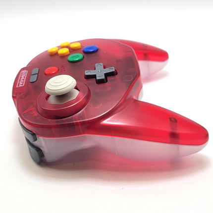 Tribute64 2.4GHz Wireless Controller for N64, Switch, and USB - Watermelon Red