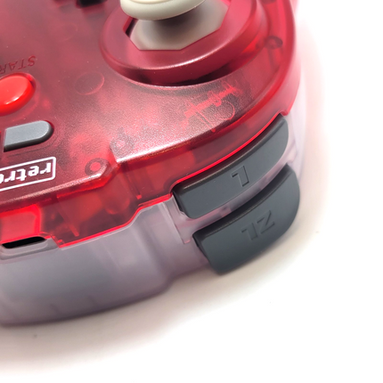Tribute64 2.4GHz Wireless Controller for N64, Switch, and USB - Watermelon Red