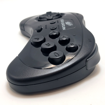 Sega Saturn 2.4GHz Wireless 8-Button Controller Black - Retro-Bit®