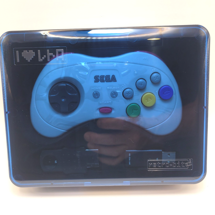 Sega Saturn 2.4GHz Wireless 8-Button Controller White - Retro-Bit®