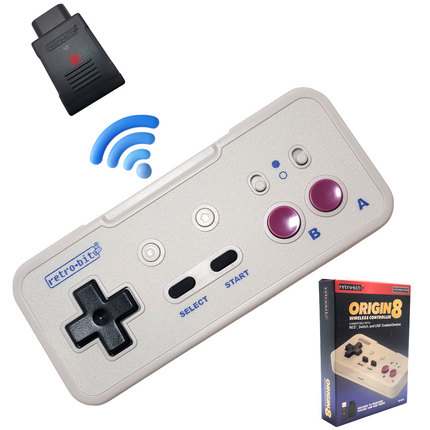 NES / Nintendo Switch / PC 2.4GHz Wireless Origin8 Controller GB Grey – Retro-Bit®