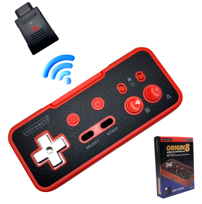 NES / Nintendo Switch / PC 2.4GHz Wireless Origin8 Controller - Retro-Bit®
