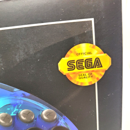 Sega Genesis Wired Controller (Clear Blue) - Retro-Bit®