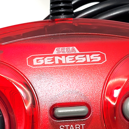 Sega Genesis Wired Controller (Crimson Red) - Retro-Bit®