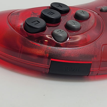 Sega Genesis Wired Controller (Crimson Red) - Retro-Bit®