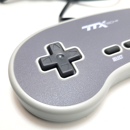 Super Nintendo Wired Controller with Colored Buttons - TTX Tech