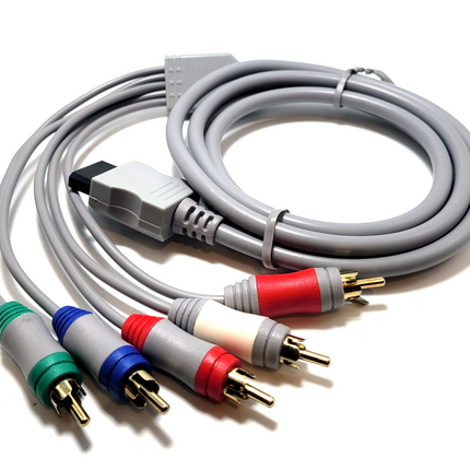 Nintendo Wii / Wii U AV Cable (Component) 6ft – Audio Video Cable