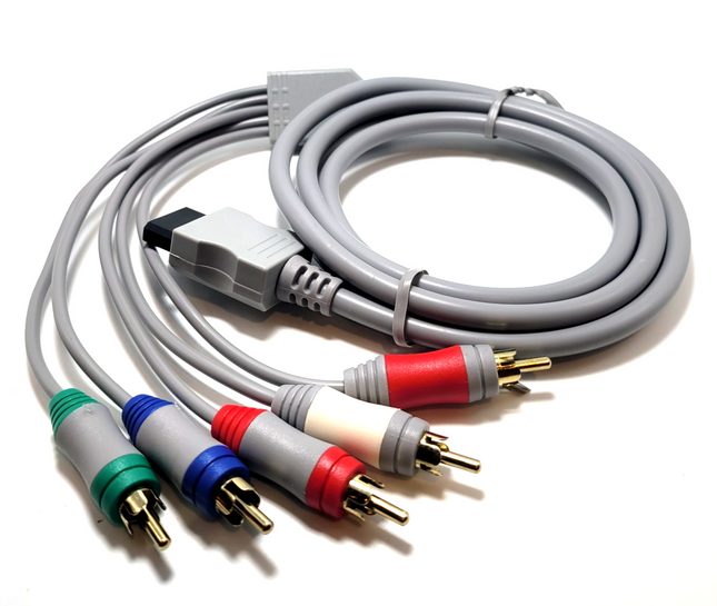 Nintendo Wii / Wii U AV Cable (Component) 6ft – Audio Video Cable