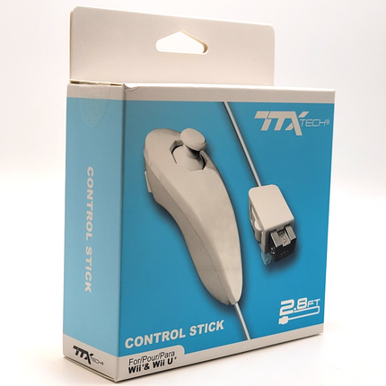 Wii Nunchuck White For Nintendo Video Game Controller Remote For Wii & Wii U