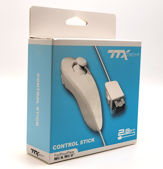 Wii Nunchuck White For Nintendo Video Game Controller Remote For Wii & Wii U